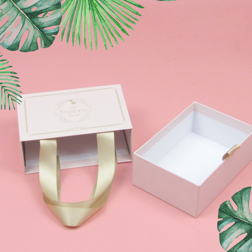 Small Drawer Sliding Underwear Box with Ribbon