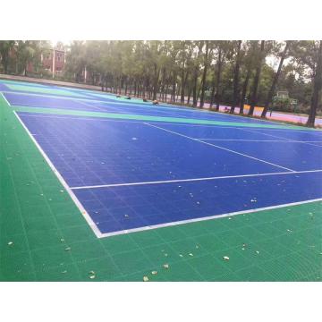 Tennis Court College Choice PP Flocklock Tiles