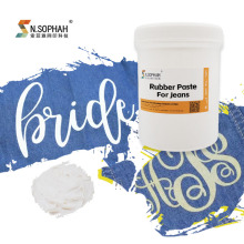 High Elasticity Screen Printing Rubber Paste for Wholesale Jeans Denim Printing