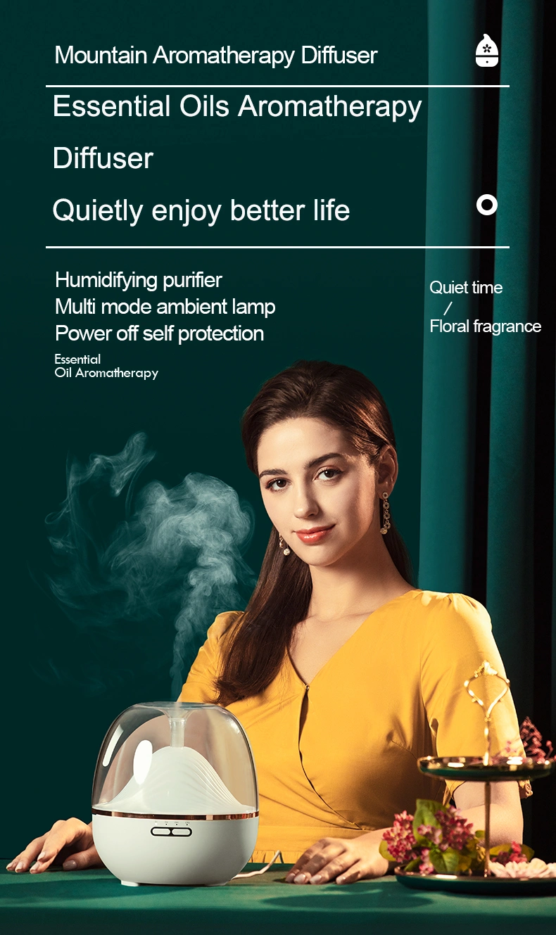 2020 New Ultrasonic Humidifier Air Purifier Aroma Diffuser Bluetooth and Remote Control Aroma Diffuser