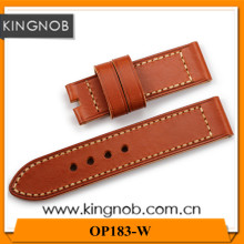 Handmade watch bands leather strap 24mm for panerai