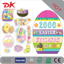 Custom pvc egg shaped shark easter window decorations