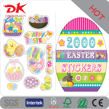 Custom pvc egg shaped shark easter window decorations