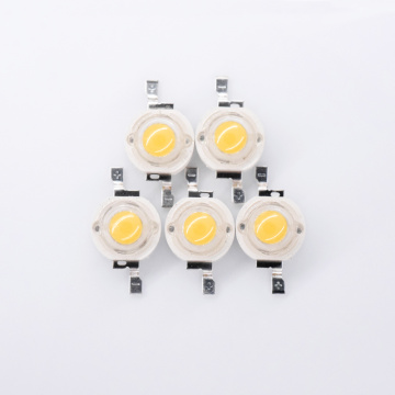 1W LED 3000K 따뜻한 백색 LED 160lm 350mA