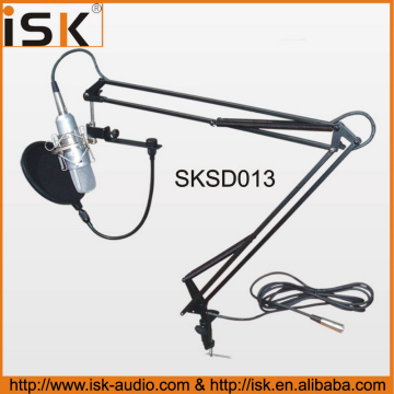 Adjustable studio microphone boom arm microphone stand