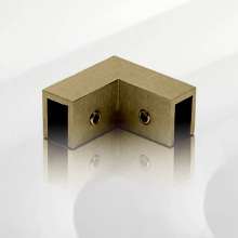 90° Glass to Glass Sleeve Over Shower Clamps