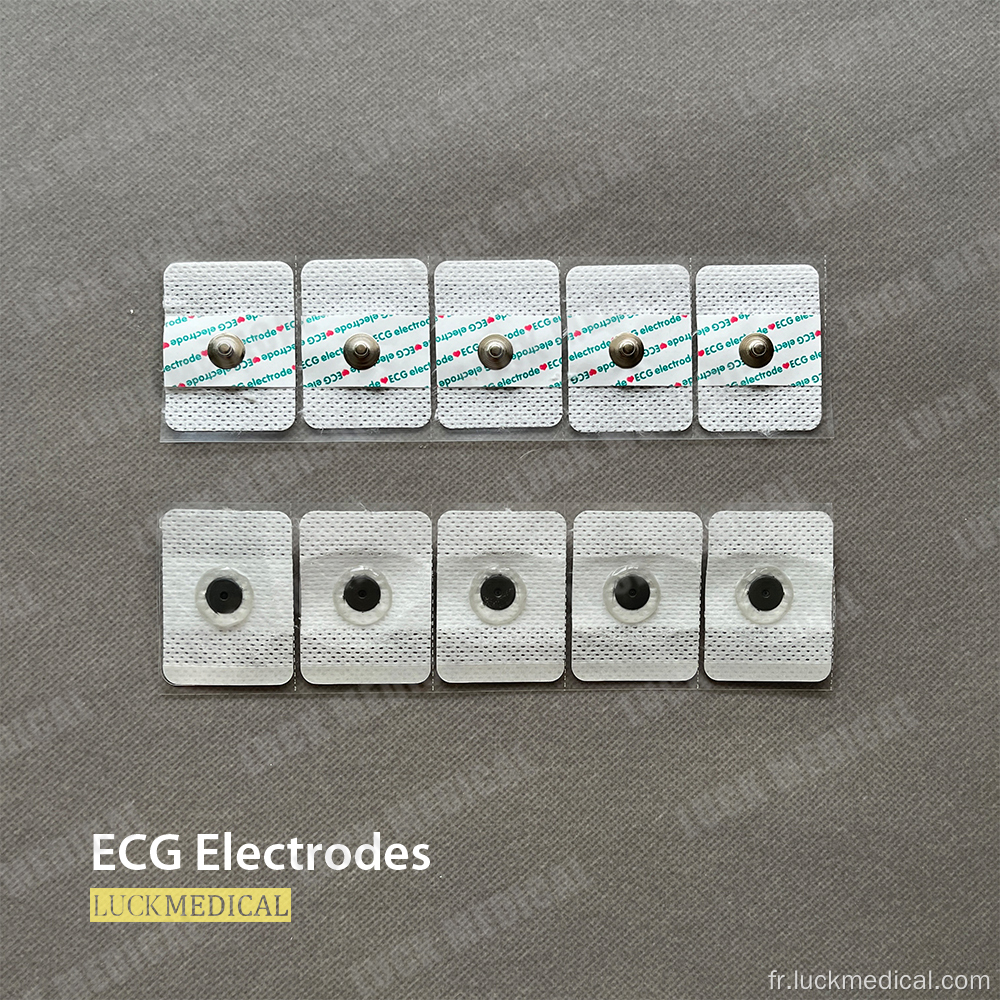 Test médical de l&#39;électrode ECG thoracique