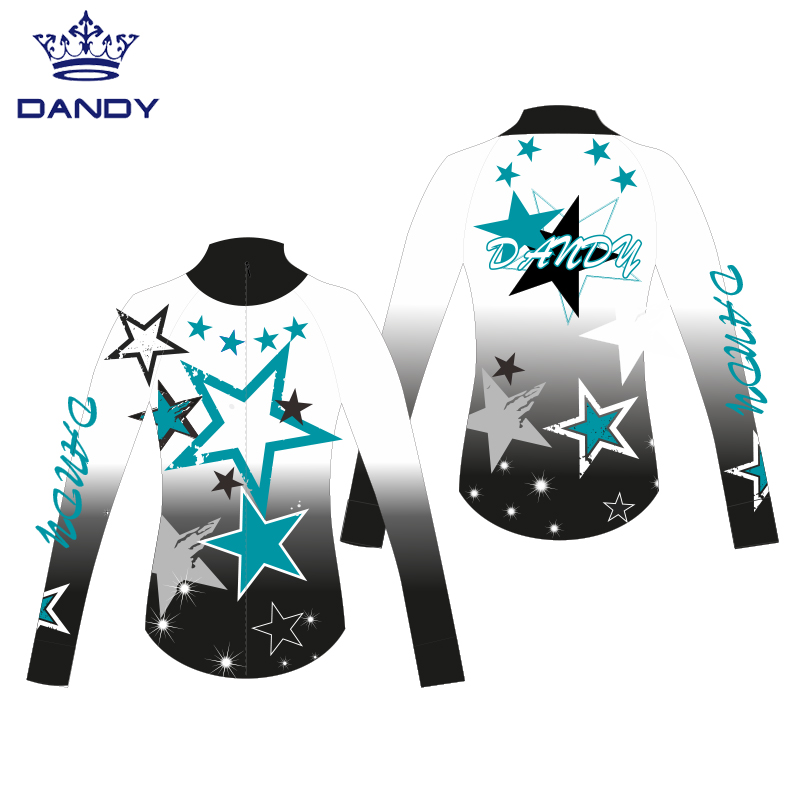 Vestits d'escalfament per a animadores all star personalitzats