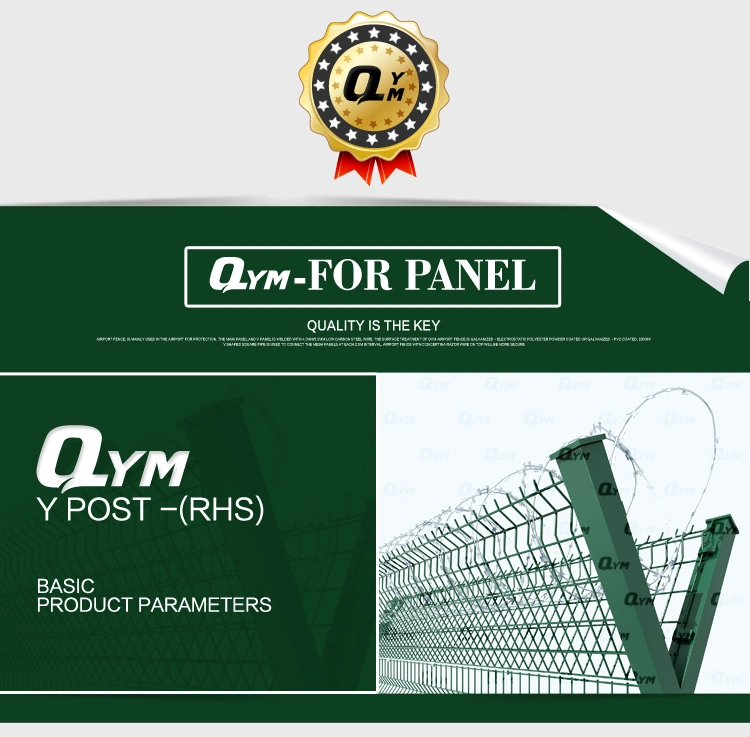 3D Curvy Airport Fence Panels Powder Coated Airport Security Fence