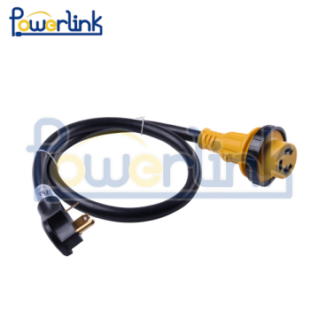S60136 ETL RV power cord RV extension cord with molded connector