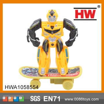 Funny Pull Back Skateboard Robot Wholesale Cheap Cina Toy
