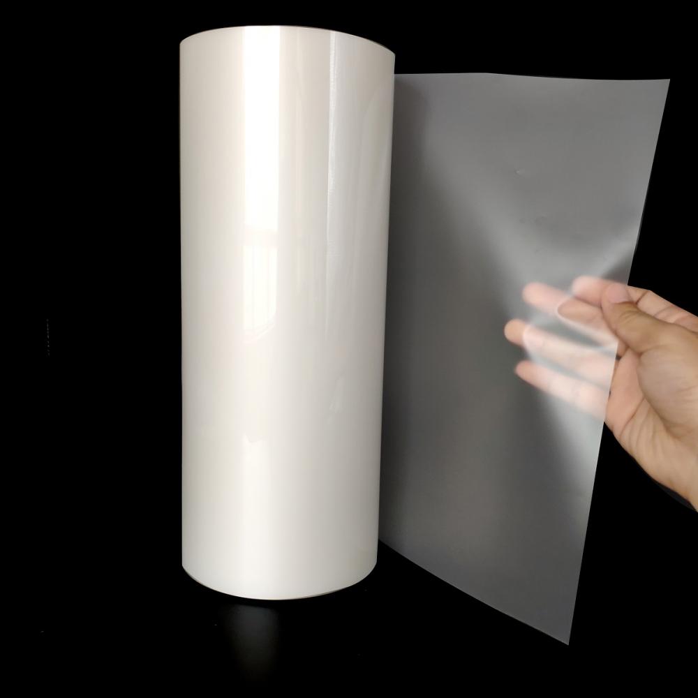 Yüksek Parlak Şeffaf Eva Glue Pet Polyester Laminasyon Film Rulosu JPG High Glossy Transparent Eva Glue Pet Polyester Lamination Film Roll Jpg