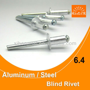 Aluminum steel blind rivits