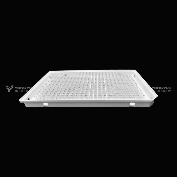 40ul 384 Well Pcr Plate Full Skirt White Frame Clear Tube