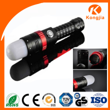 New Design Aluminium Alloy Rechargeable Camping Lamp Zoomable Magnet Blaze Flashlight