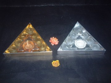 Gift Box Metallic Tealight Candle