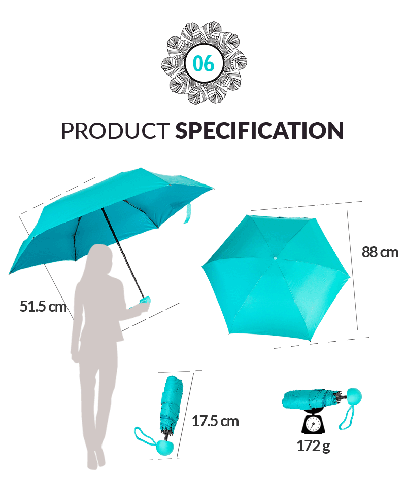 parapluie pliant format de poche folding umbrella pocket size