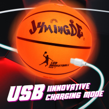 JYMINGDE rechargeable best glow in the dark basketball
