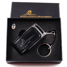 Personalized Black Leather Branded USB Flash Drives 8GB with Box
