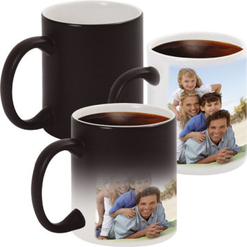 Marvel photo on personalized magic mug and heat sensitive mug
