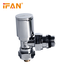 IFAN Chrome Plated Brass Radiator Valve | 1/2'' Radiator Angle Valve