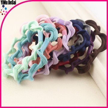 Elastic hair band simple style hair elastic band candy color hair band