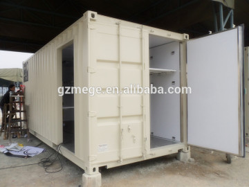 Delicate equipment steel container