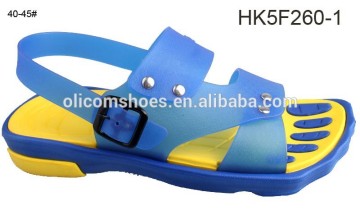 Man Sandal PVC Upper EVA Outsole Summer Sea Beach Man Walk Sandal