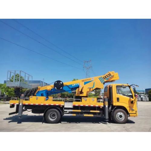 28m Truk Kerja Aerial 28m Insulated Bucket Cherry