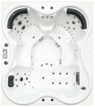 New Design Spa Equipment Jet System Massage Bathtub