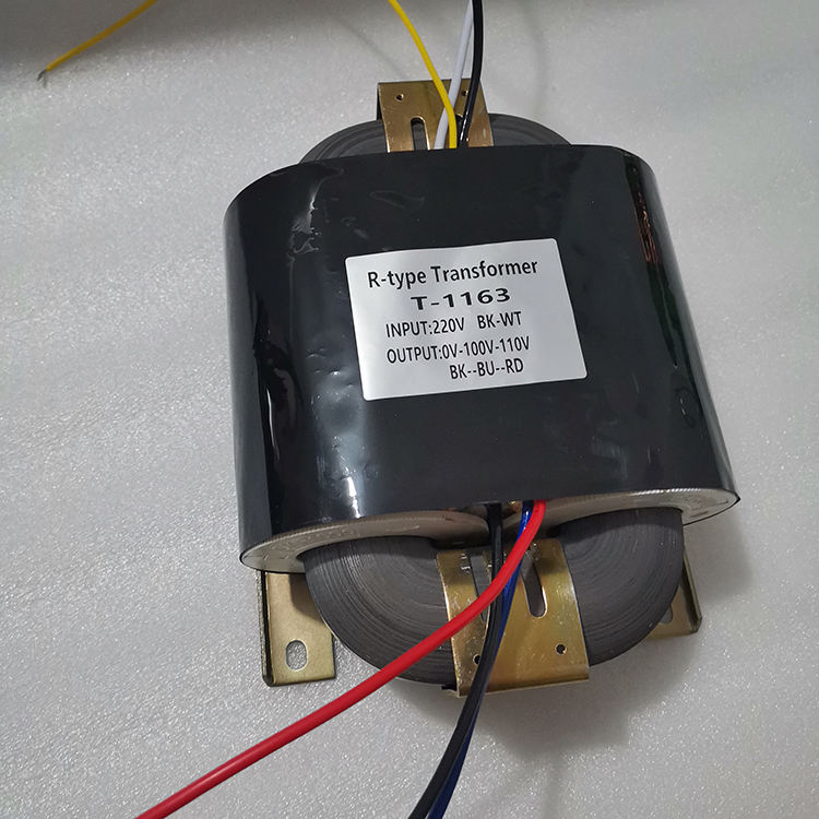 Black R type transformer