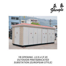 Yb 1210 4 F R outdoor prefabricated substation
