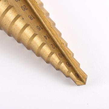 HSS Step Drill Bit Double Cutting Blades 10 tailles