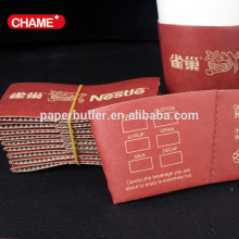 reusable hot drink kraft coffee cup sleeve