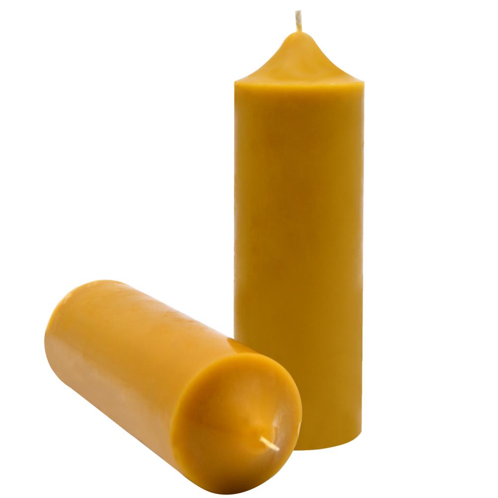 Wholesale Pure Natural Beeswax Pillar Candles