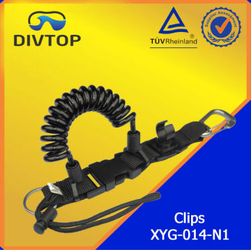 Black color clips for diving hook clips