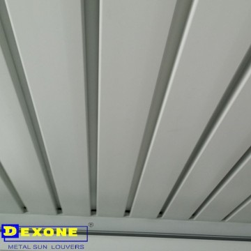 wind-proof motorized water proof louver