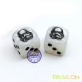 Custom & Unique {milieu Standard 16mm} 6 faces [D6] rond forme de Cube jeu & jeu Dice w / LOGO gravé