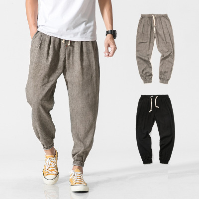 Casual Pants Men Jogger Pants Men Fitness Trousers Male Chinese Traditional Pants