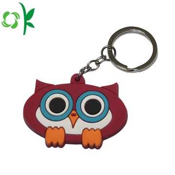 3D PVC Silicone Logo Custom Design Cartoon Keychains