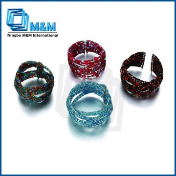 2014 New Design Braided Silicone Bracelets