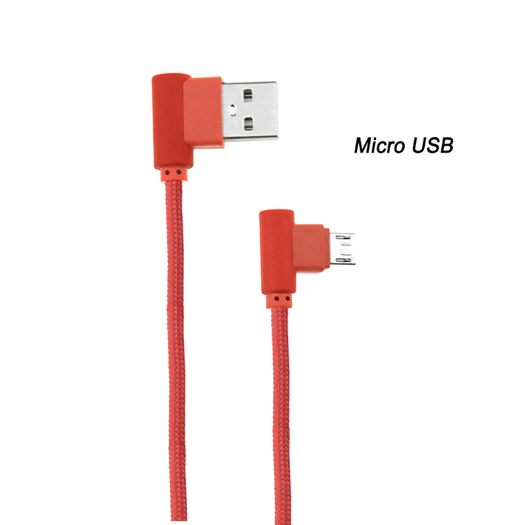 كابل USB زاوية لهاتف Android الذكي