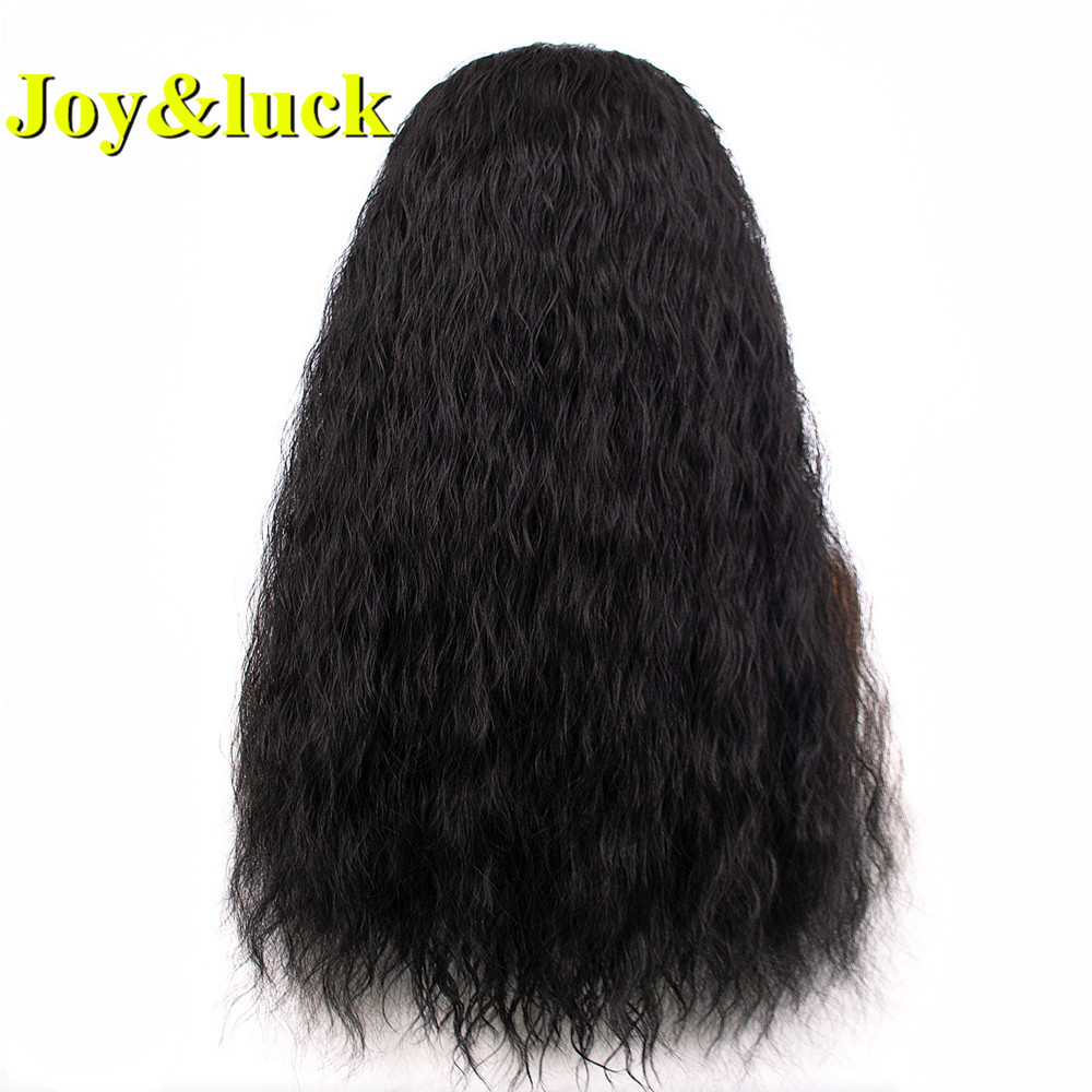 Black Head Band Wigs for African Ladies Wholesale Ombre Green Hairband Long Afro Kinky Curly Headband Wig Synthetic Hair Wigs
