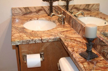 Tropical Rainforest Brown bathroom top