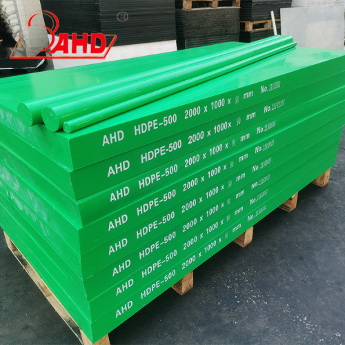 Groen hoog molecuulgewicht 500 graad PE-polyethyleenvel