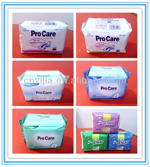 Ultra thin perforated mesh surface topsheet high absorption sanitary pad lady/women sanitary pad