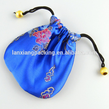 Wholesale Fashion Cheap Satin Jewelry Pouch with Drawstring for Packing