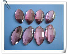 Glass Fancy Sewing Button, Jewelry Component