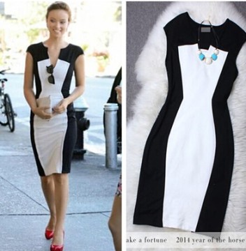 Upscale Black and White Miniskirt for Woman