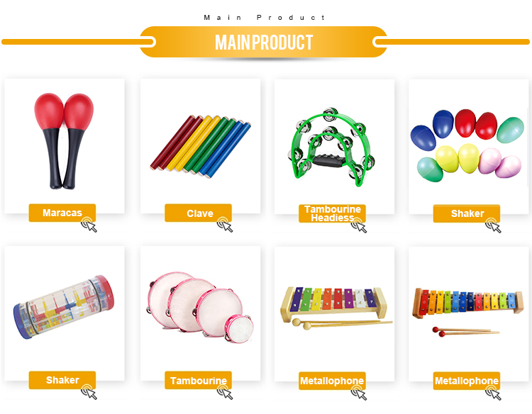 New hot products on the market Musical Percussion Instruments Baby Toys wholesale tambourine